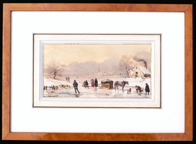 Théodore Jung, Skating Scene In Alsace