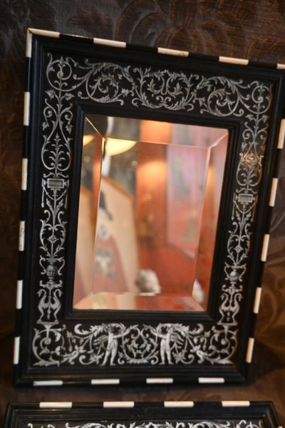 Pair of Renaissance-style mirrors Italy