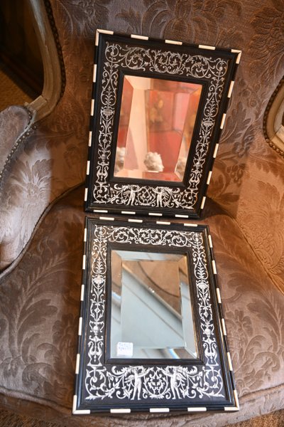 Pair of Renaissance-style mirrors Italy