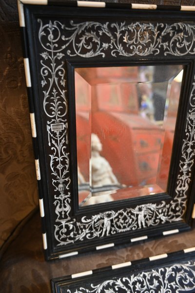 Pair of Renaissance-style mirrors Italy