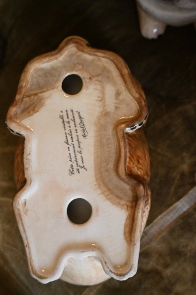 Suite of three rabbit-shaped terrines