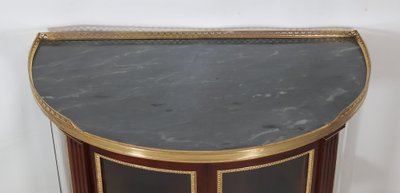 Half-moon display case attributed to Paul Sormani, late 19th century