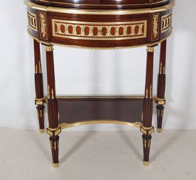 Half-moon display case attributed to Paul Sormani, late 19th century