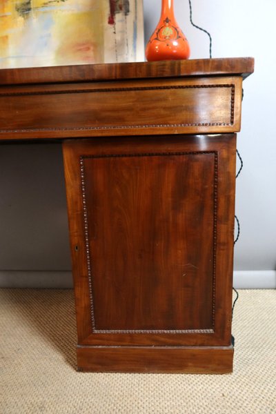 Console desserte en acajou XIXème