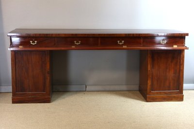 Console desserte en acajou XIXème