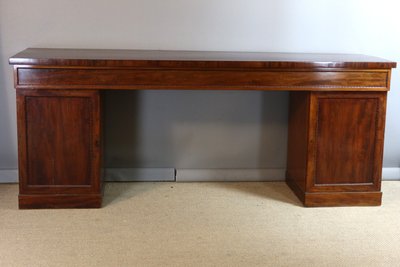 Console desserte en acajou XIXème
