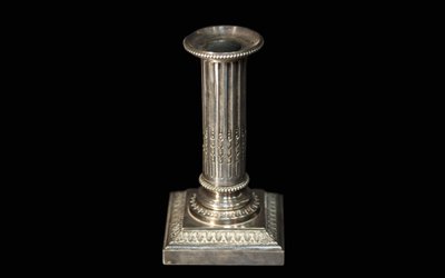 Small silver-plated candle holder  Signed Cailar-Bayard 