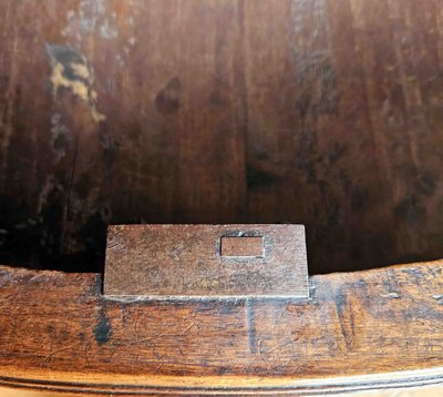 Importante Commode Tombeau XVIIIème En Noyer