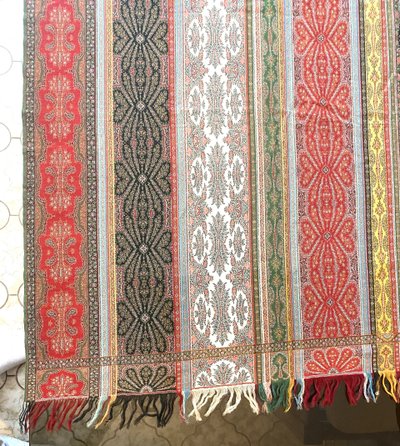 Raro Scialle in Kashmir francese XIX Maison Biétry, Fornitore delle Loro Maestà Imperiali