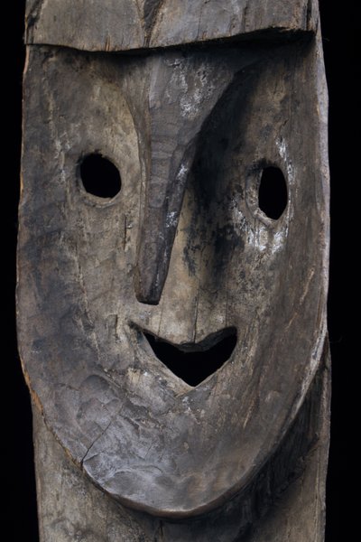 Figure Minja, sculpture, tribal art, Papua New Guinea, Oceanian art, Oceania, 146 x 21 cm