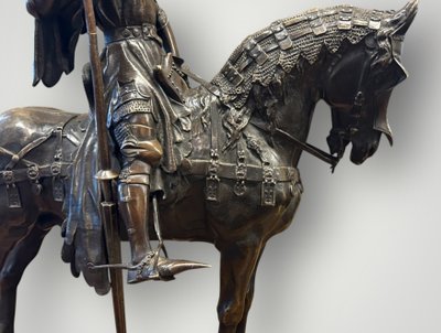 Emmanuel Frèmiet Paris (1824-1910) Bronze « le Duc D’orleans à Cheval » 
