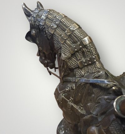 Emmanuel Frèmiet Paris (1824-1910) Bronze « le Duc D’orleans à Cheval » 