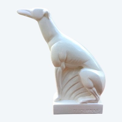 Crackled Art-Deco Greyhound