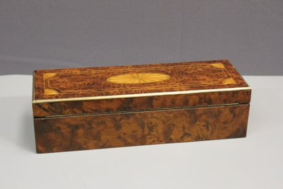 Napoleon III marquetry jewelry box, late 19th century