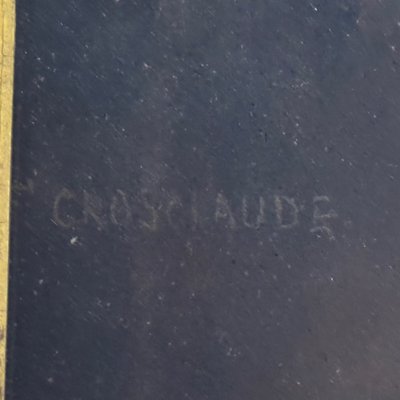 Porträt eines jungen Mädchens, Pastell auf Leinwand, Mitte des 19. Jahrhunderts, von Claude Gros