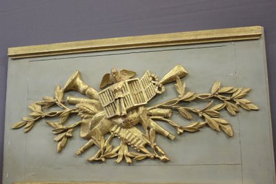 Louis XVI gilded wood trumeau XIX