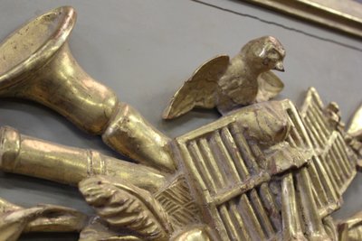 Louis XVI gilded wood trumeau XIX