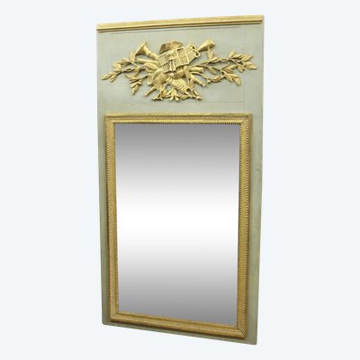 Louis XVI gilded wood trumeau XIX