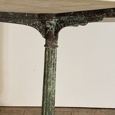 Cast-iron pedestal table XIX
