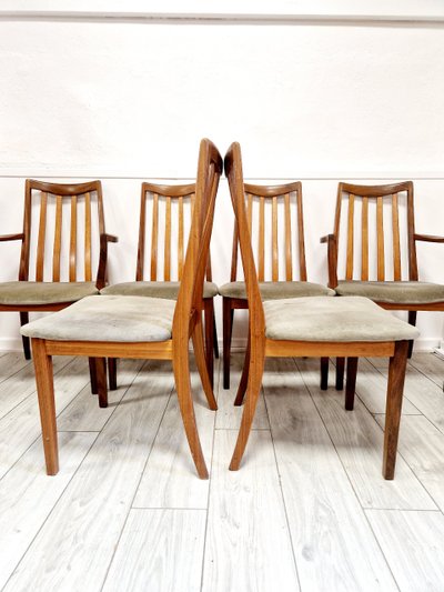 6 chaises de salle à manger vintage G-Plan