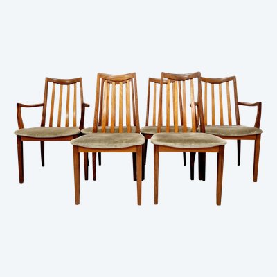 6 chaises de salle à manger vintage G-Plan