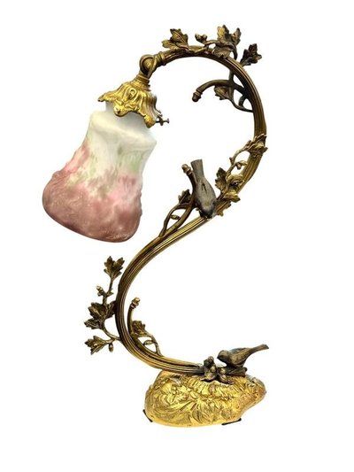 Muller Frères Lunéville Lampe à Poser Art Nouveau