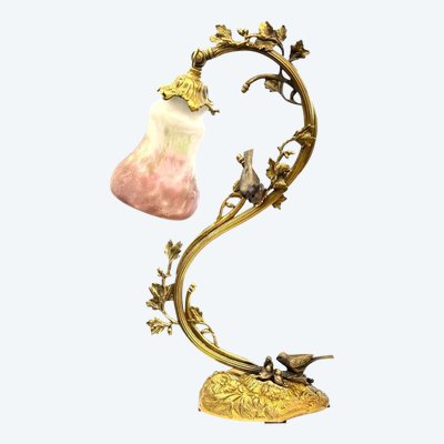 Muller Frères Lunéville Lampe à Poser Art Nouveau