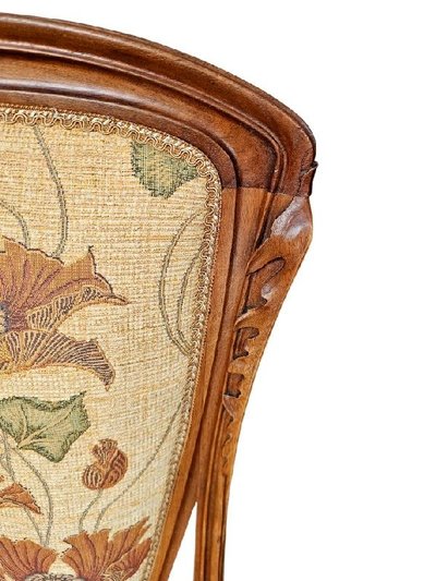 Louis Majorelle Pair of Art Nouveau "Chicorée" Chairs