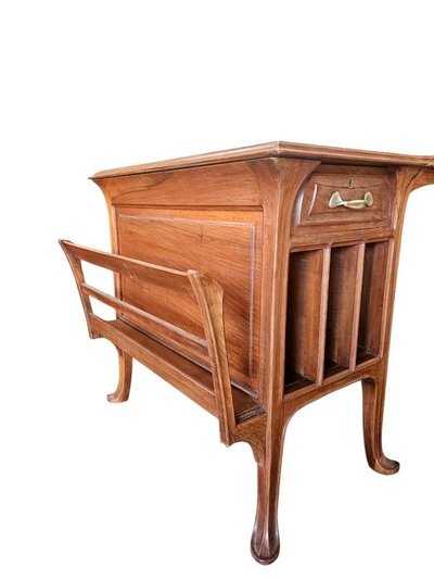 Abel Landry Großer Jugendstil-Schreibtisch Double Face