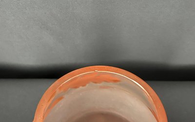 Vase aus säuregeätztem Glas - Jugendstil