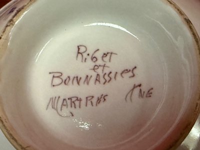 2 earthenware dishes from Martres