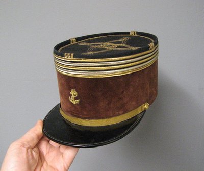Képi Mle 1931 De Médecin Lieutenant Colonel Des Troupes Coloniales.