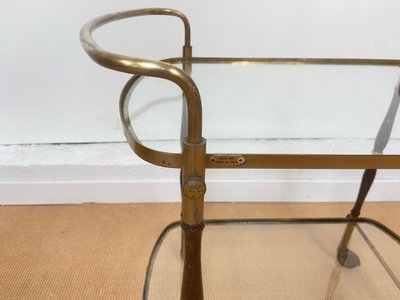 Italian trolley table, circa 1950.