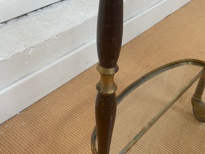 Italian trolley table, circa 1950.