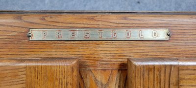 Prestcold Barkühlschrank aus Eichenholz um 1930
