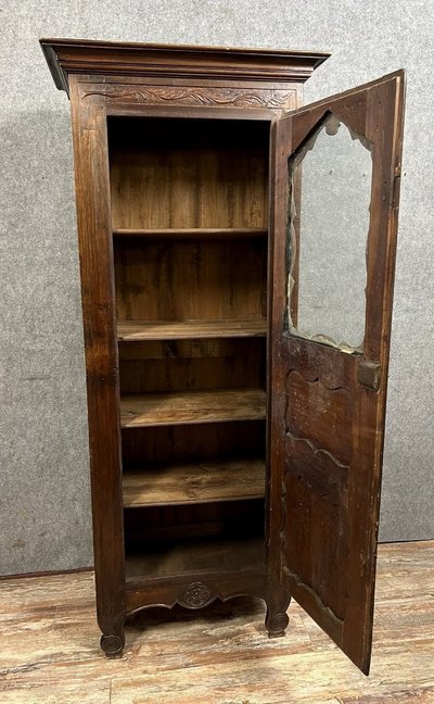 Credenza bonnetiere provenzale, epoca Luigi XV, rovere massiccio