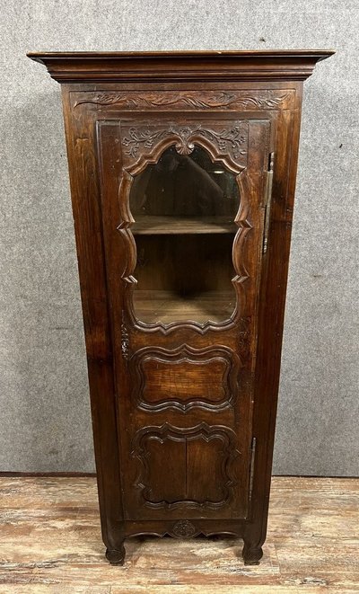 Credenza bonnetiere provenzale, epoca Luigi XV, rovere massiccio