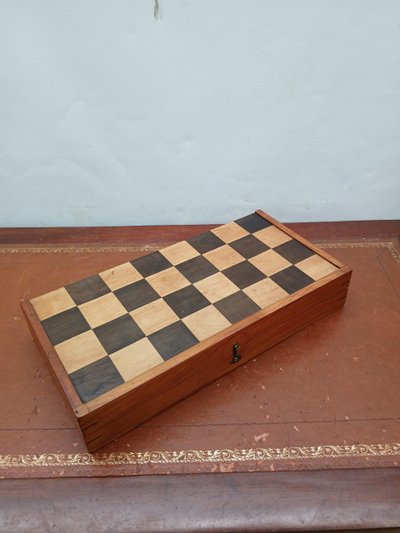 chess and backgammon set.