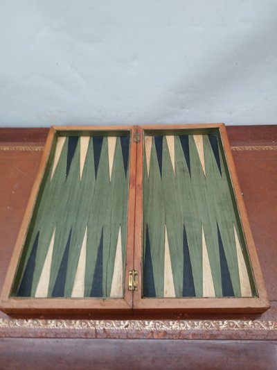 chess and backgammon set.