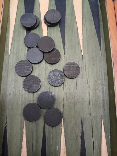 chess and backgammon set.