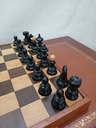 chess and backgammon set.