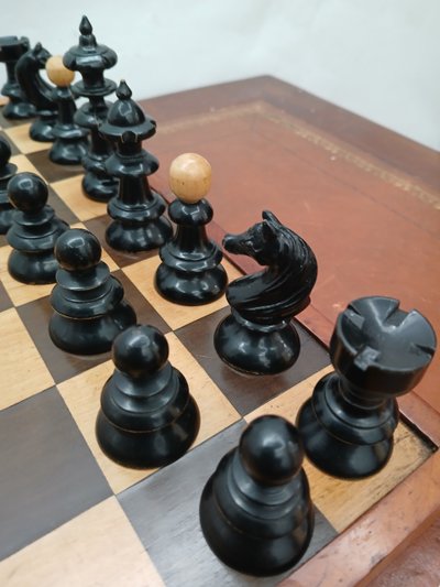chess and backgammon set.