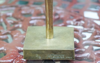 Michel ILHAT. Figura nuda in bronzo