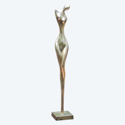 Michel ILHAT. Figura nuda in bronzo