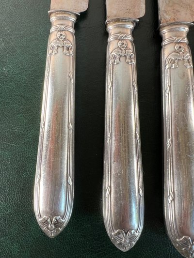 Large antique silver-plated menagère - Manufacture Cailar Bayard, Paris - 95 pieces