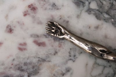 Christ mort, Cristo morto, solid silver, 18th century