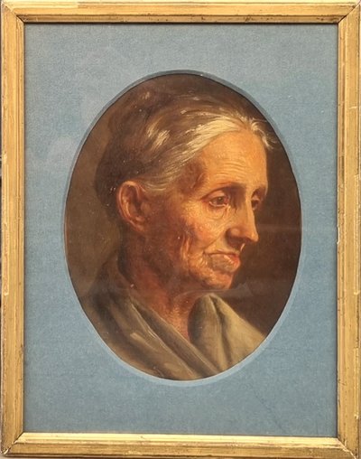 Ecole française de la fin du XIXe siècle - Porträt einer alten Bretonin