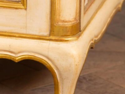 Commode de style Louis XV - Vénitienne peinte 