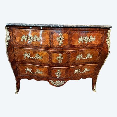 COMMODE EPOQUE LOUIS XV ESTAMPILLEE Jean-Chrysostome Stumpff (1731-1806)