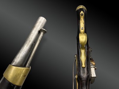 Pistolet de bord modèle 1786 - Tulle Francia, circa 1800